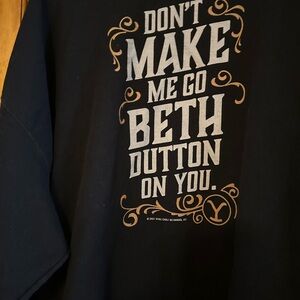 Black Graphic Tee with Bold Text